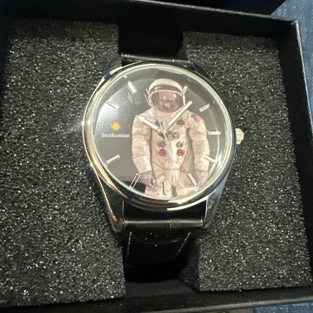 Game Time Smithsonian Apollo 11 Men's Watch Black New Purchased for $129
